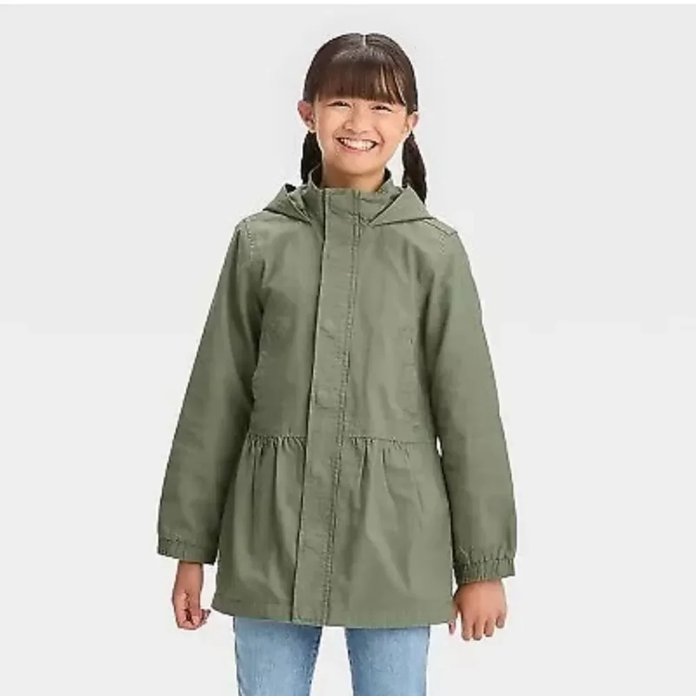 🧥Cat & Jack Girl's Solid Jacket - Green